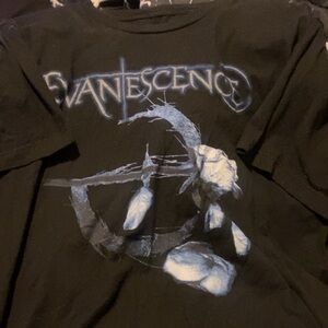 Hot Topic Black and Blue Graphic Tee